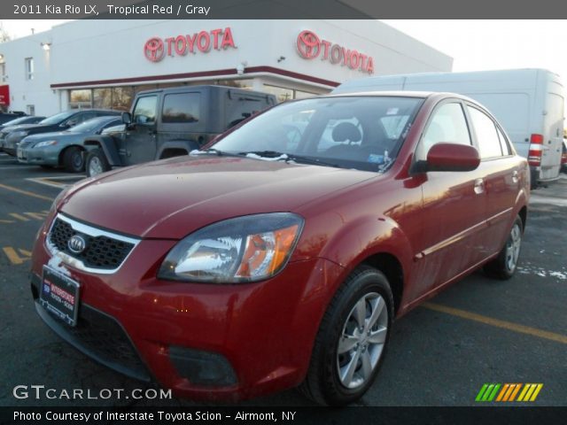 2011 Kia Rio LX in Tropical Red