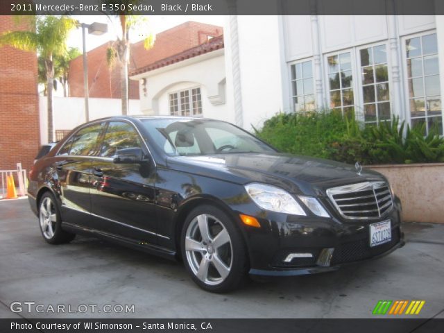 2011 Mercedes-Benz E 350 Sedan in Black