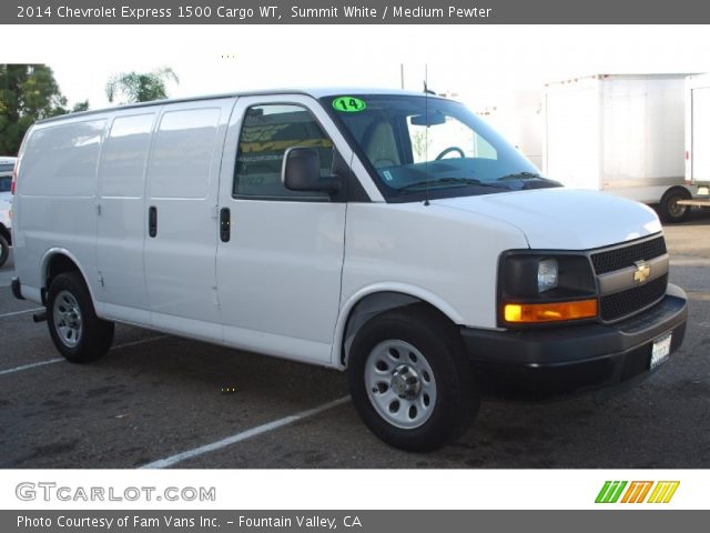 2014 Chevrolet Express 1500 Cargo WT in Summit White