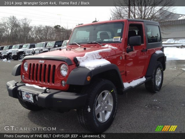 2014 Jeep Wrangler Sport 4x4 in Flame Red