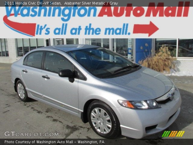2011 Honda Civic DX-VP Sedan in Alabaster Silver Metallic