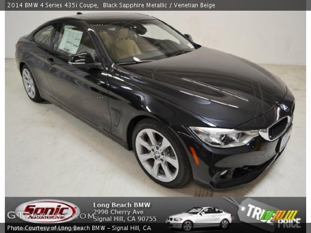 2014 BMW 4 Series 435i Coupe in Black Sapphire Metallic