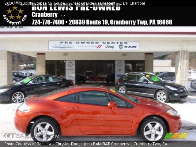 2006 Mitsubishi Eclipse GS Coupe in Sunset Orange Pearlescent
