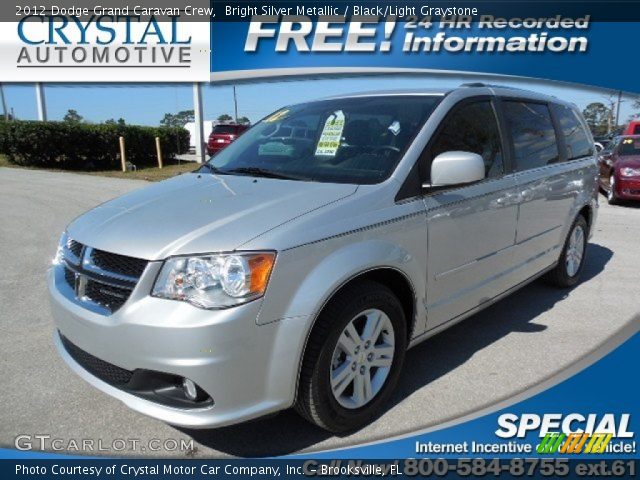 2012 Dodge Grand Caravan Crew in Bright Silver Metallic