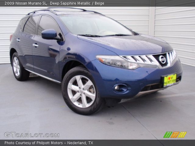 2009 Nissan Murano SL in Deep Sapphire Metallic