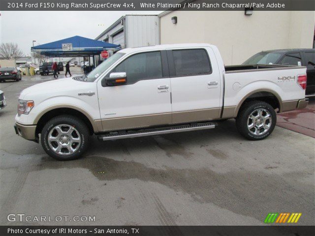 2014 Ford F150 King Ranch SuperCrew 4x4 in White Platinum