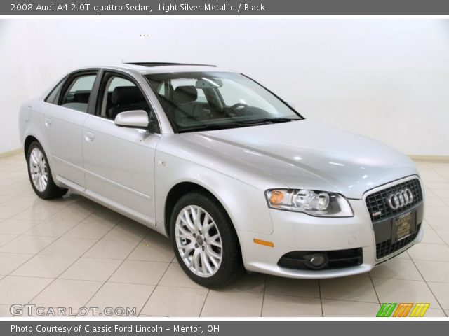 2008 Audi A4 2.0T quattro Sedan in Light Silver Metallic