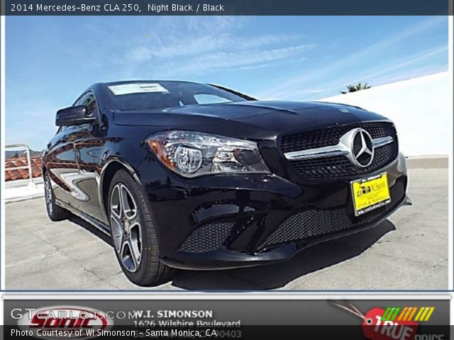 2014 Mercedes-Benz CLA 250 in Night Black
