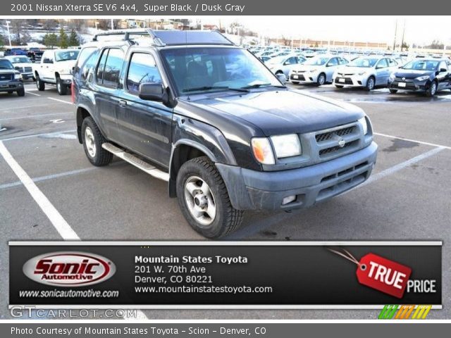 2001 Nissan Xterra SE V6 4x4 in Super Black