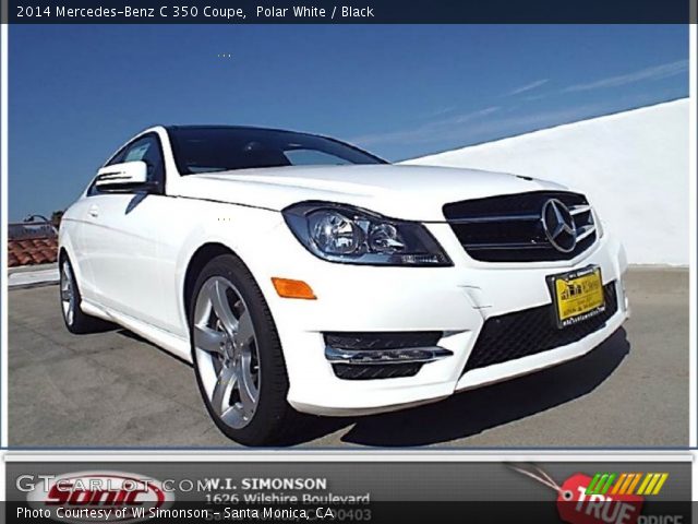 2014 Mercedes-Benz C 350 Coupe in Polar White