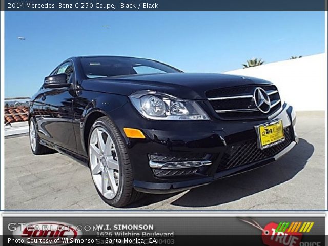 2014 Mercedes-Benz C 250 Coupe in Black