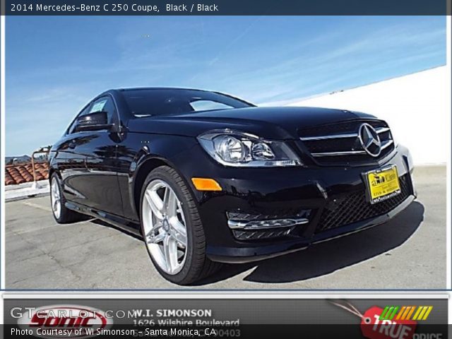 2014 Mercedes-Benz C 250 Coupe in Black