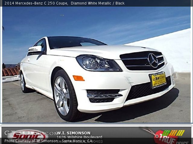 2014 Mercedes-Benz C 250 Coupe in Diamond White Metallic