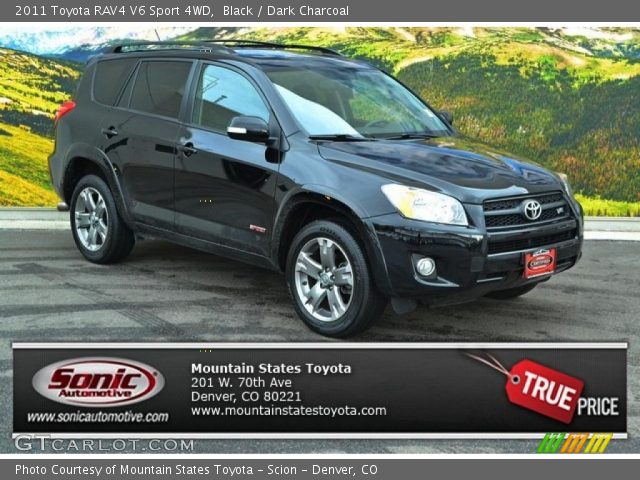 2011 Toyota RAV4 V6 Sport 4WD in Black