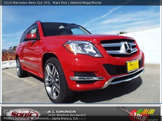 2014 Mercedes-Benz GLK 350 in Mars Red