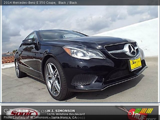 2014 Mercedes-Benz E 350 Coupe in Black
