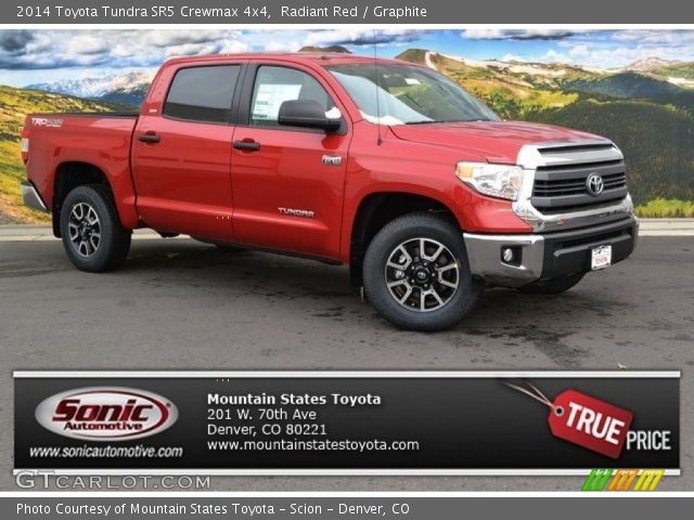 2014 Toyota Tundra SR5 Crewmax 4x4 in Radiant Red