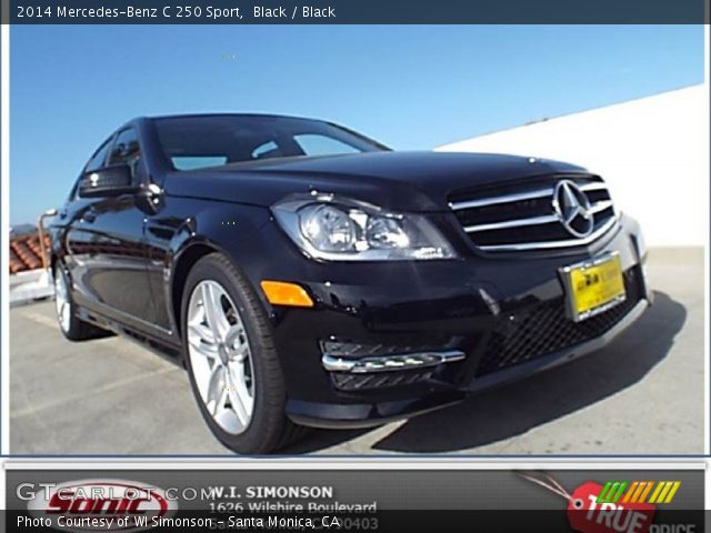 2014 Mercedes-Benz C 250 Sport in Black
