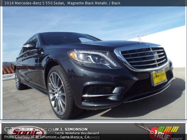 2014 Mercedes-Benz S 550 Sedan in Magnetite Black Metallic
