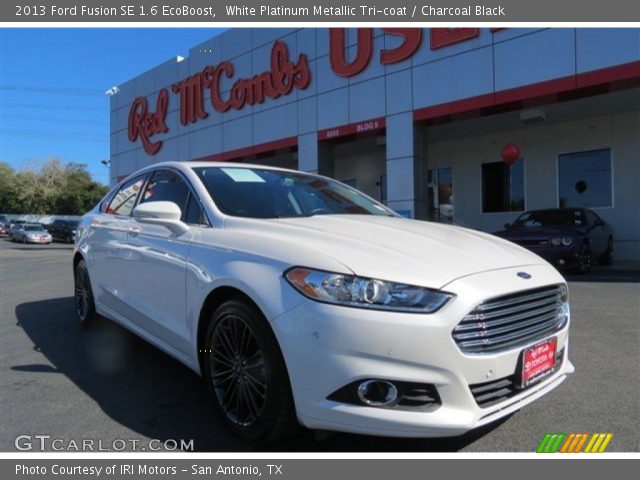 2013 Ford Fusion SE 1.6 EcoBoost in White Platinum Metallic Tri-coat