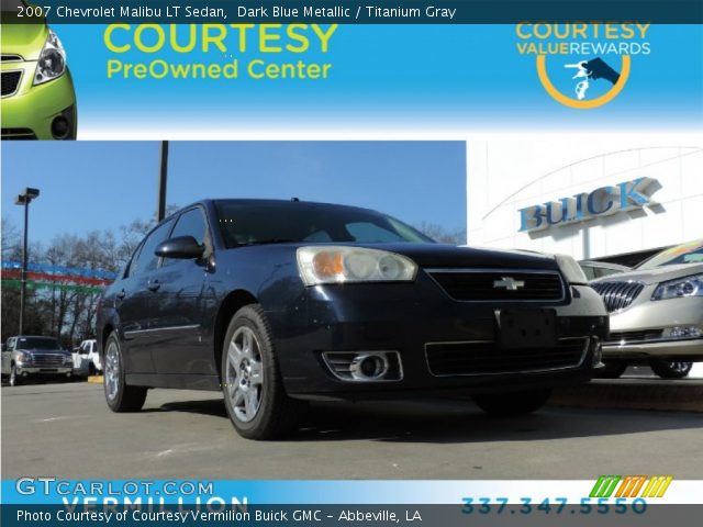 2007 Chevrolet Malibu LT Sedan in Dark Blue Metallic