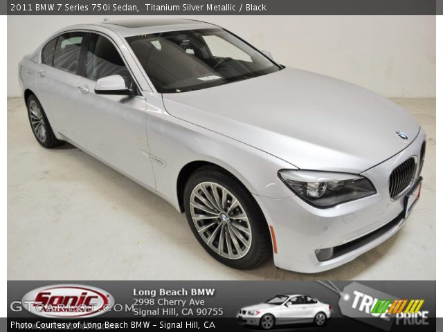 2011 BMW 7 Series 750i Sedan in Titanium Silver Metallic