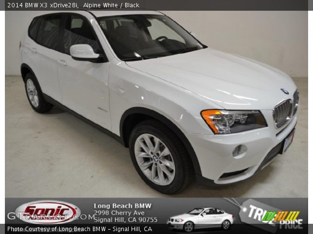 2014 BMW X3 xDrive28i in Alpine White