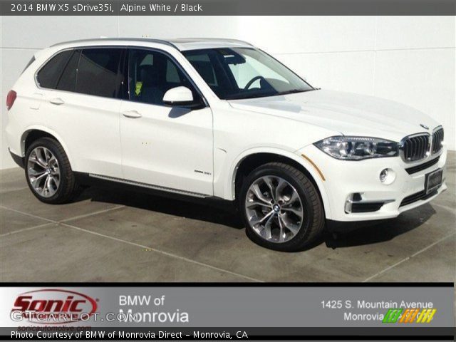 2014 BMW X5 sDrive35i in Alpine White