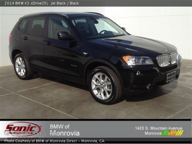 2014 BMW X3 xDrive35i in Jet Black