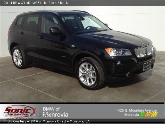 2014 BMW X3 xDrive35i in Jet Black