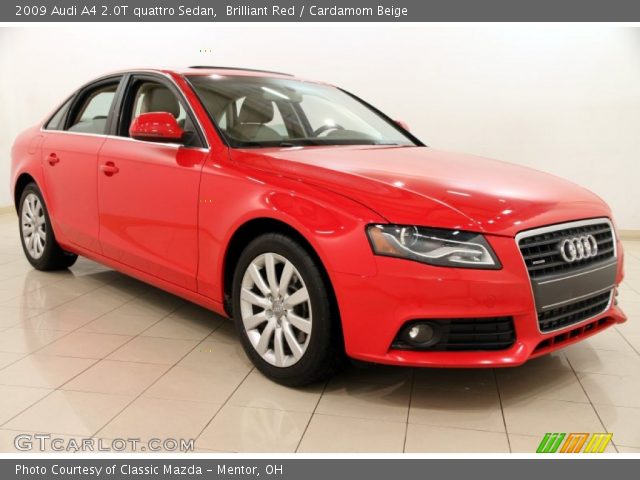 2009 Audi A4 2.0T quattro Sedan in Brilliant Red