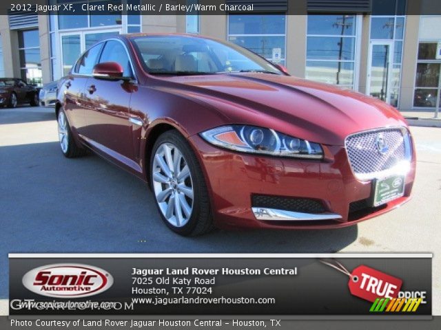 2012 Jaguar XF  in Claret Red Metallic