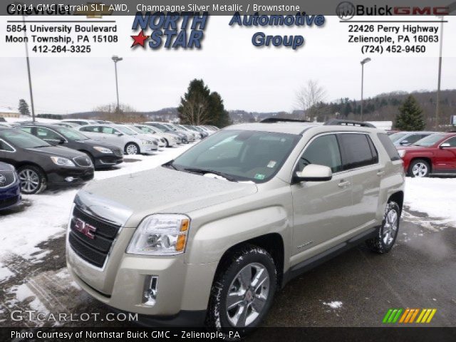 2014 GMC Terrain SLT AWD in Champagne Silver Metallic