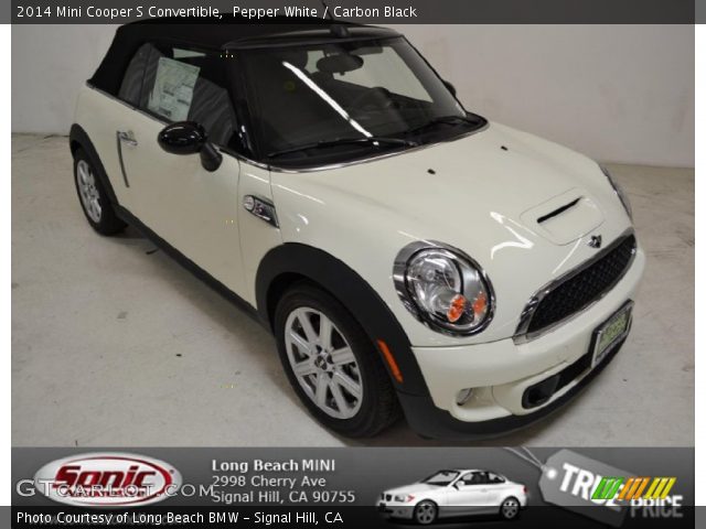2014 Mini Cooper S Convertible in Pepper White