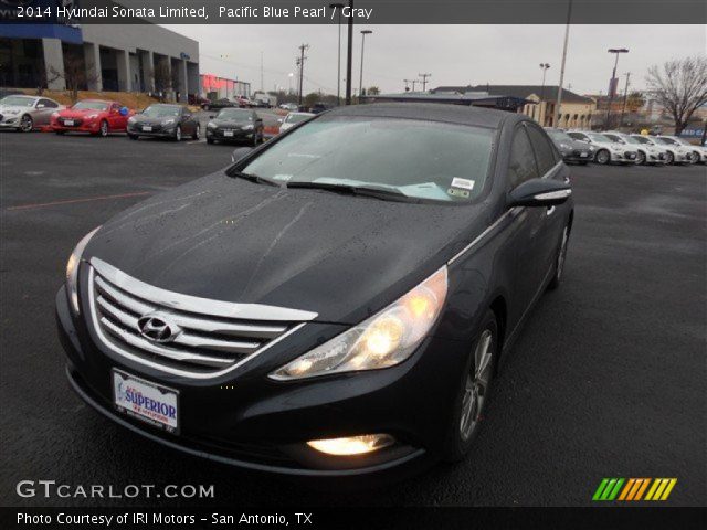 2014 Hyundai Sonata Limited in Pacific Blue Pearl