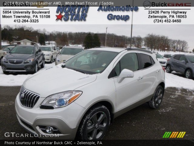 2014 Buick Encore Leather AWD in White Pearl Tricoat