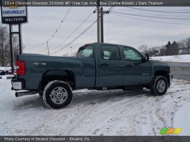 2014 Chevrolet Silverado 2500HD WT Crew Cab 4x4 in Blue Granite Metallic