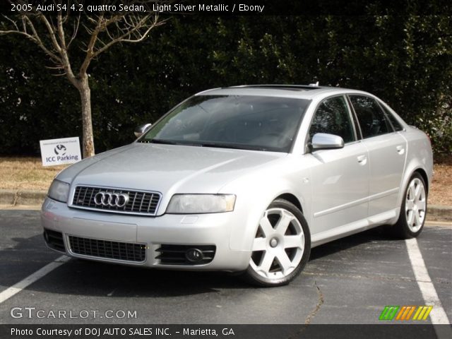 2005 Audi S4 4.2 quattro Sedan in Light Silver Metallic