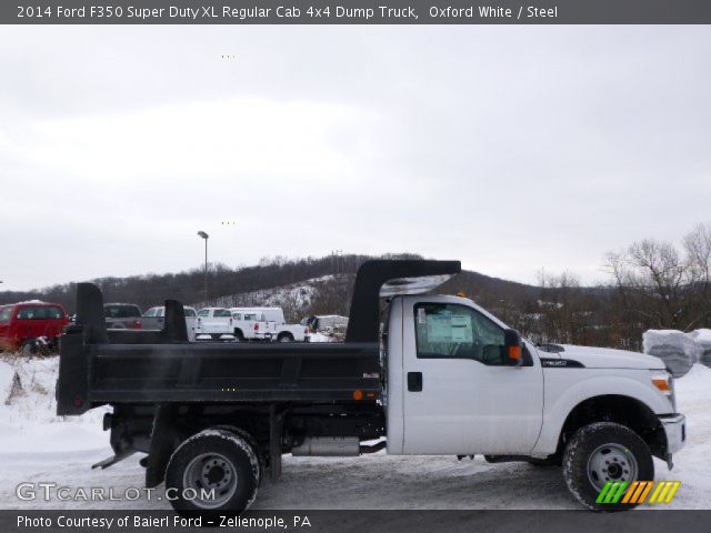 2014 Ford F350 Super Duty XL Regular Cab 4x4 Dump Truck in Oxford White