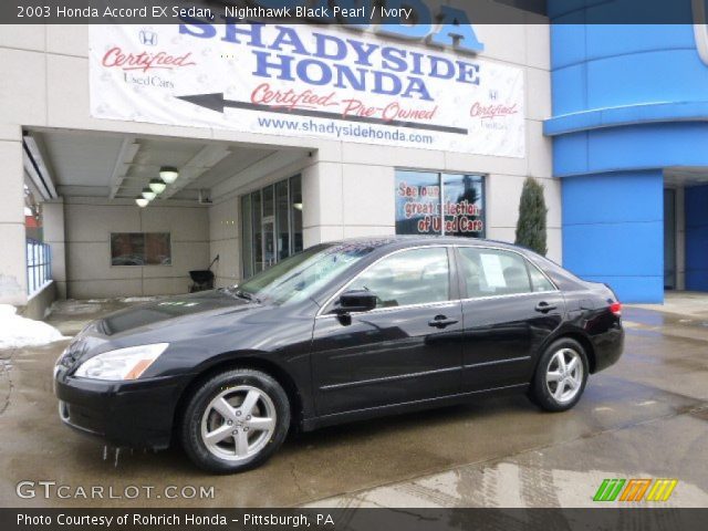 2003 Honda Accord EX Sedan in Nighthawk Black Pearl