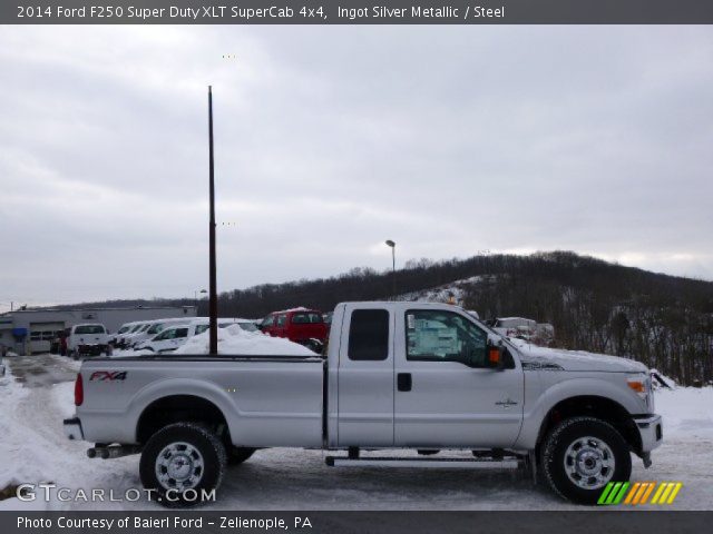 2014 Ford F250 Super Duty XLT SuperCab 4x4 in Ingot Silver Metallic