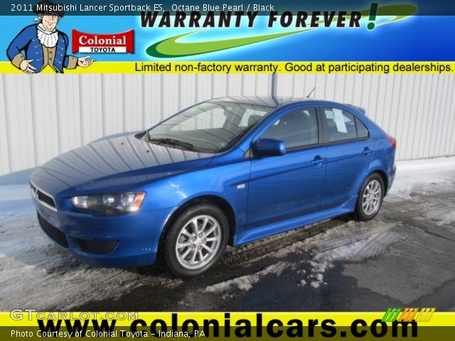 2011 Mitsubishi Lancer Sportback ES in Octane Blue Pearl