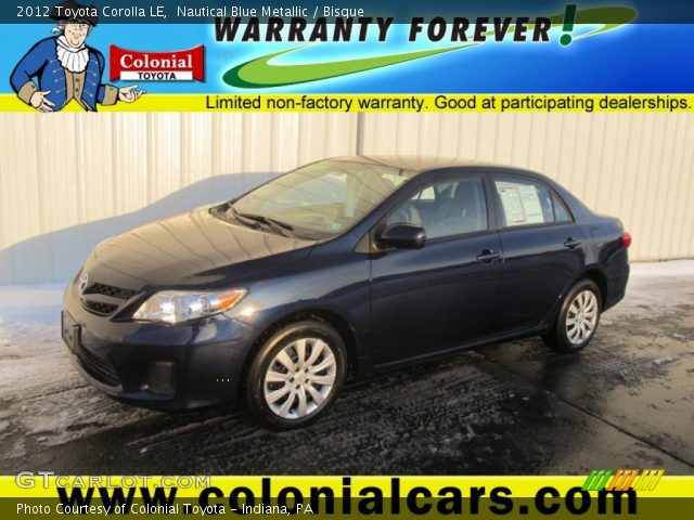 2012 Toyota Corolla LE in Nautical Blue Metallic