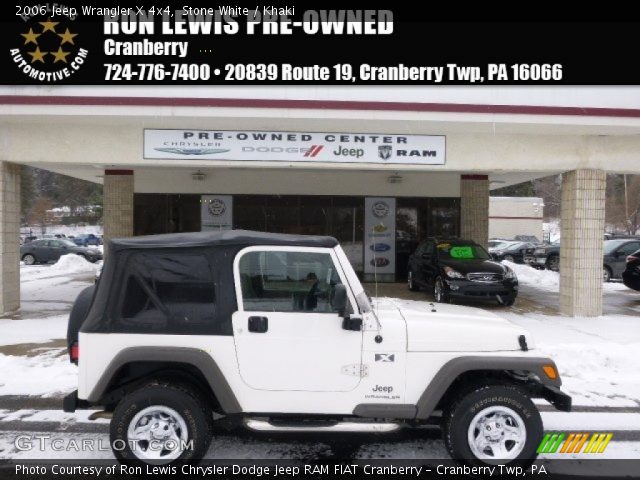 2006 Jeep Wrangler X 4x4 in Stone White