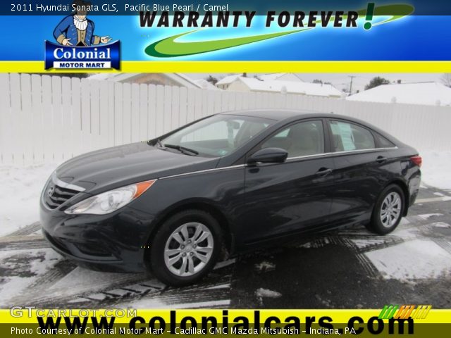 2011 Hyundai Sonata GLS in Pacific Blue Pearl