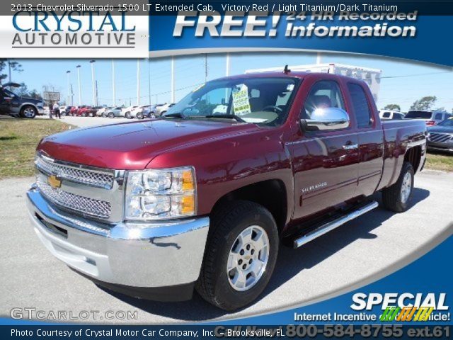 2013 Chevrolet Silverado 1500 LT Extended Cab in Victory Red