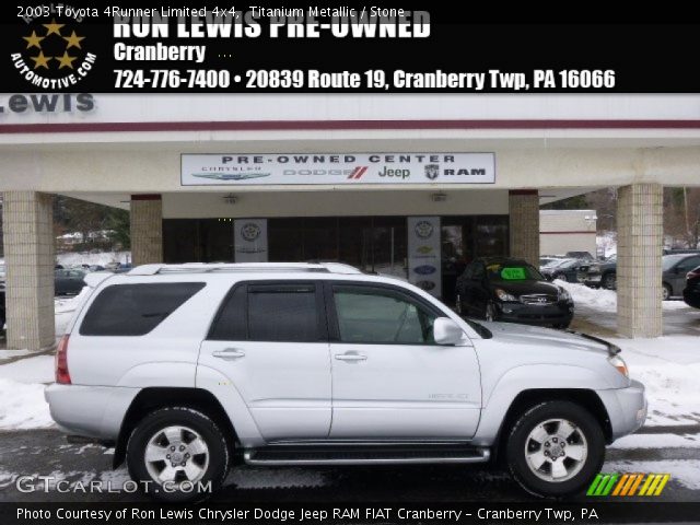2003 Toyota 4Runner Limited 4x4 in Titanium Metallic