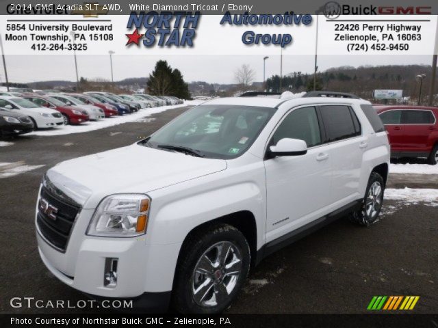 2014 GMC Acadia SLT AWD in White Diamond Tricoat