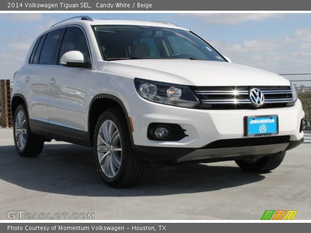 2014 Volkswagen Tiguan SEL in Candy White