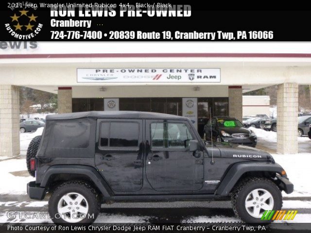 2011 Jeep Wrangler Unlimited Rubicon 4x4 in Black